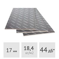 Панель звукоизоляционная ТехноСонус АкустикГипс M1 17 мм, 0,708 м2