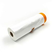 Пленка укрывочная с малярной лентой на рисовой бумаге  2,7 *16 (43,2 м2) МАМОНТ