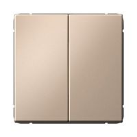 Выключатель Systeme Electric ARTGALLERY 2-клавишный, песочный