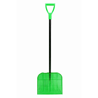 Лопата снеговая из поликарбоната 450 мм, 142 см с алюминиевым черенком