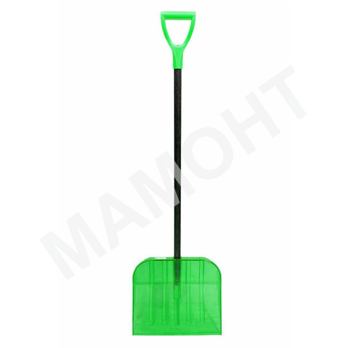 Лопата снеговая из поликарбоната 450 мм, 142 см с алюминиевым черенком