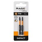 Биты "звездочки" TORX-10 50 мм торсионные (2 шт.) RAGE by VIRA (554145)