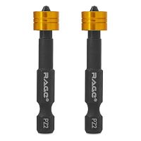 Биты крестообразные PZ2 50мм магнитные с ограничителем (2шт.) VIRA RAGE (554134)