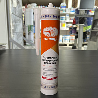 Силиконовый герметик Тайфун санитарный (202) пепельный, 280 мл