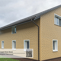 Фасадная панель Ю-Пласт Stone House КИРПИЧ Песочный дек.шов