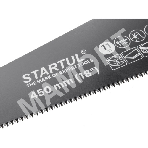Ножовка по дереву 450 мм с мелким зубом STARTUL PROFI (ST4250-45)