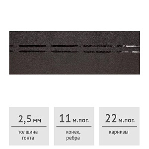 Подбор коньково-карнизной черепицы