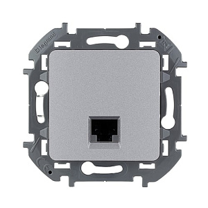 Розетка Legrand INSPIRIA компьютерная, алюминий