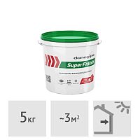 Шпатлевка готовая финишная DANOGIPS SuperFinish, 5 кг