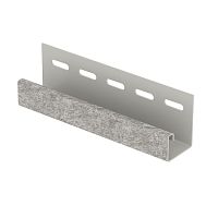 J-планка Ю-Пласт 3 м, Сланец Светло-серый