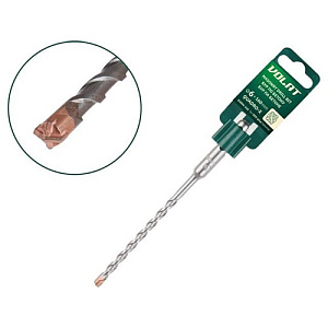 Бур (сверло) 6 х 100 х 160 мм SDS-plus QUADRO-X ВОЛАТ (83006-160)