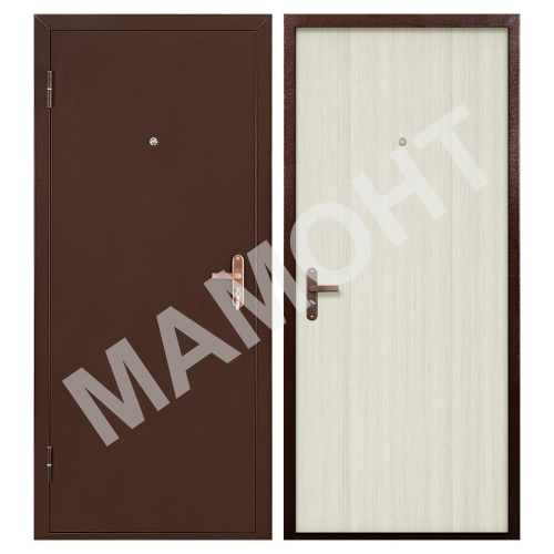 Дверь СПЕЦ PRO Антик медь / Беленый дуб Промет