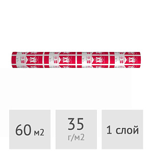 Пленка ветро-влагозащитная ТЕХНОНИКОЛЬ ДАЧА А, 60 м2