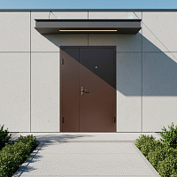 Дверь ПРОФИ (DL) двустворчатая Антик медь / Антик медь Промет