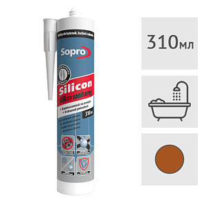 Силиконовый герметик Sopro 231 (56) красно-коричневый, 310 мл