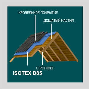 Пленка гидро-пароизоляционная Isotex D65, 30 м2