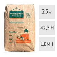 Цемент (портландцемент) М500 Д0 ЦЕМ I 42,5Н, 25 кг (ОАО "Мальцовский Портландцемент")