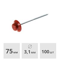 Гвоздь кровельный ONDULINE (красный) 100шт
