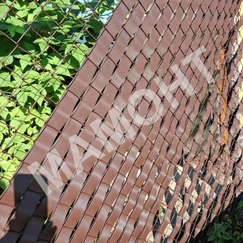 Лента для забора декоративная MAXIMUM 48 мм, 50 м, (RAL8017, коричневый) - Фото 2