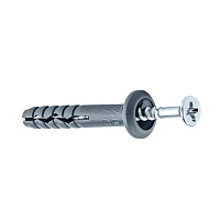 Дюбель-гвоздь 6 х 40 мм полипропилен гриб (200 шт.) MFIX