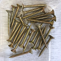 Шуруп универсальный желтый 5.0 х 40 мм МАМОНТ (25 шт.)