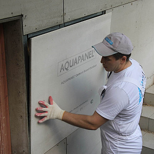 Плита цементная Knauf Аквапанель (12.5 мм) наружная 240 x 120 см