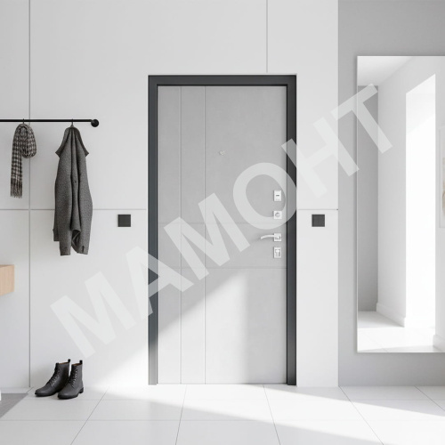 Дверь ТИТАН Антеро Антрацит / Бетон снежный Промет - Фото 2