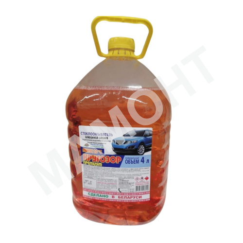 Жидкость стеклоомывающая Кругозор Премиум Зима -20°C, 4 л
