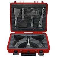 Набор однокомпонентных нержавеющих шпателей в чемодане Olejnik (WMR-1)