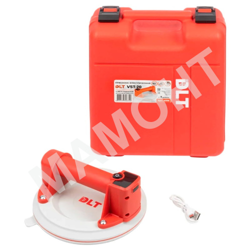 Присоска электрическая DLT VST-20 с АВТО-подкачкой для рельефной поверхности, 8 дюймов (4356)