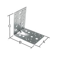 Уголок крепежный усиленный KUU 35*50*50 мм