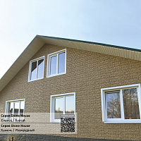 Фасадная панель Ю-Пласт Stone House СЛАНЕЦ Бурый