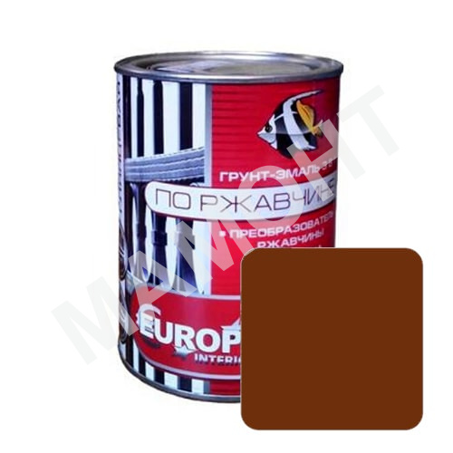 Грунт-эмаль по ржавчине EUROCLASS шоколадная (RAL 8017)