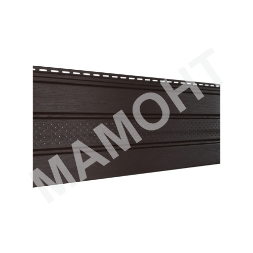 Софит с частичной перфорацией Ю-пласт Classic 3 м, Коричневый