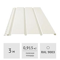 Софит сплошной Docke PREMIUM 3м, пломбир