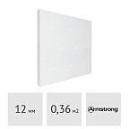 Плита потолочная ARMSTRONG Bioguard Plain 90 RH 60 x 60 см, 12 мм