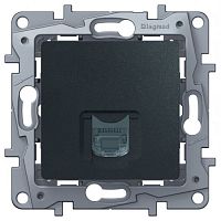 Розетка Legrand ETIKA компьютерная, антрацит