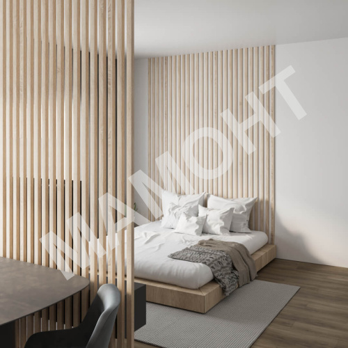 Интерьерная рейка МДФ STELLA Бриона Дуб Сонома 16 x 40 x 2700 мм - Фото 5