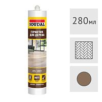 Акриловый герметик для дерева Soudal ПАРКЕТ ЛАМИНАТ дуб, 280 мл