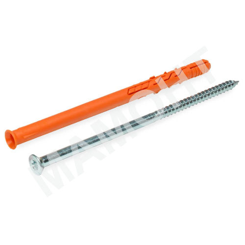 Дюбель рамный с шурупом потай RD-X 10 x 160 мм нейлон ЕКТ (VZ011936)