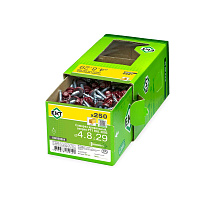 Саморез 4.8 x 29 мм кровельный со сверлом PT1 и резиновой прокладкой, RAL 3005, 250 шт. ЕКТ