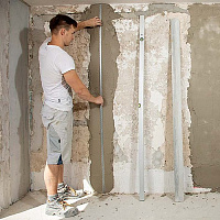 Маяк штукатурный стальной оцинкованный УСИЛЕННЫЙ 6 мм x 3 м