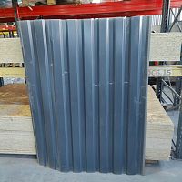 БРАК Профнастил МП-20 А 1,5 х 1,15 м (RAL 7024, графит) 0,45 мм