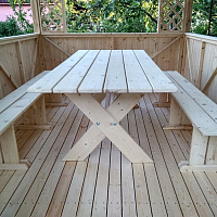 Доска строганая техсушки 20 x 120 x 3000 мм (с фаской)