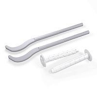 Комплект плоских кронштейнов с дюбилями 72 x 170 мм Royal Thermo (серебристые)