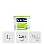 Краска акриловая Sniezka Eko белая, 1 л