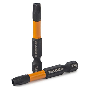 Биты "звездочки" TORX-30 50 мм торсионные (2 шт.) RAGE by VIRA (554150)