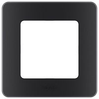 Рамка Legrand INSPIRIA 1-постовая, антрацит