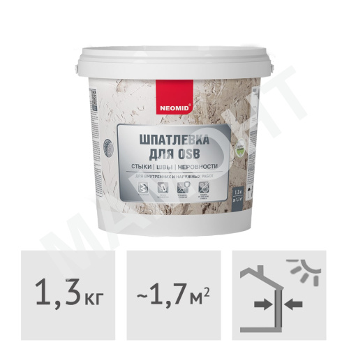 Подбор шпатлевки по OSB