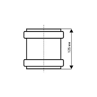 Муфта ремонтная ПВХ для наружной канализации KGU